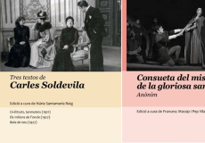 Els dos nous volums incorporats al Repertori Teatral Català de l'Institut del Teatre