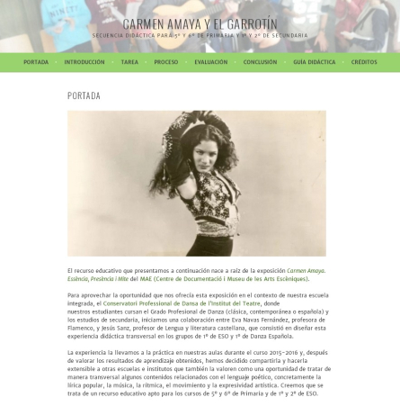 Carmen Amaya y el Garrotín